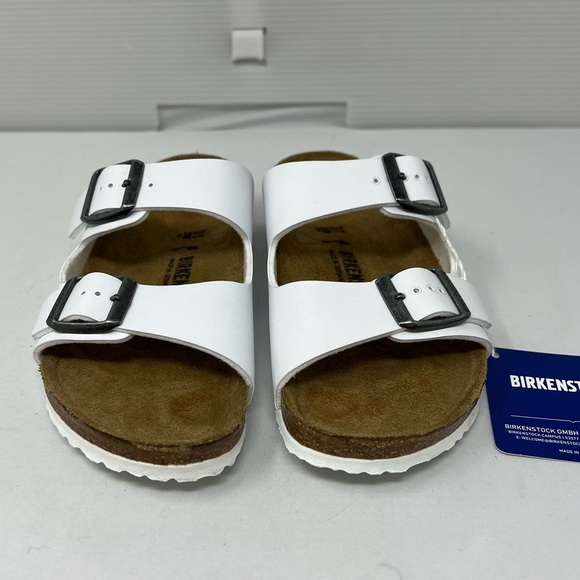 BIRKENSTOCK**Arizona Kids White Slides**US 13,2**$75 - Picture 2 of 6